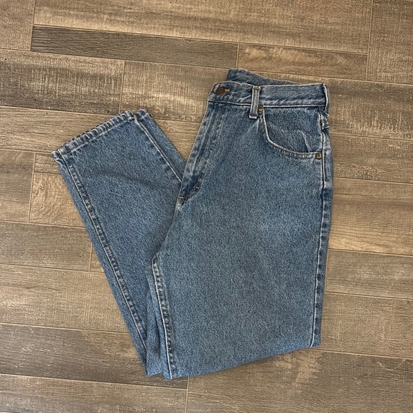 Vintage Lee Blue Denim Jeans Size 12 Pet - Picture 1 of 7